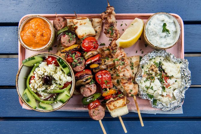 12 Tastings of Heraklion city - walking culture tour - Souvlaki, wine, and the stronger flavors