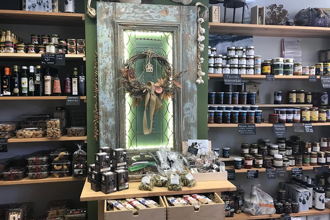 12 Tastings of Heraklion city - walking culture tour - Olive oil, herbs, cheese, and olives