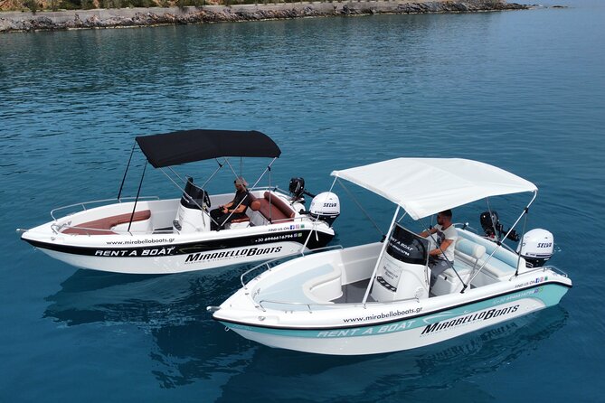 4-Hour Private Boat Rental Without Skipper at Agios Nikolaos - Kolokytha for turquoise water and a short walk