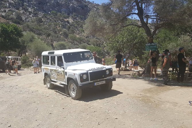 4x4 Safari Tour South Crete Agiofarago Matala - Matala Beach and the old hippie caves
