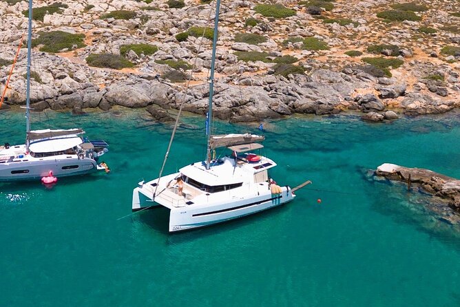 All-inclusice Catamaran Day Cruise from Hersonissos to Dia Island - Leaving Hersonissos for Dia Island