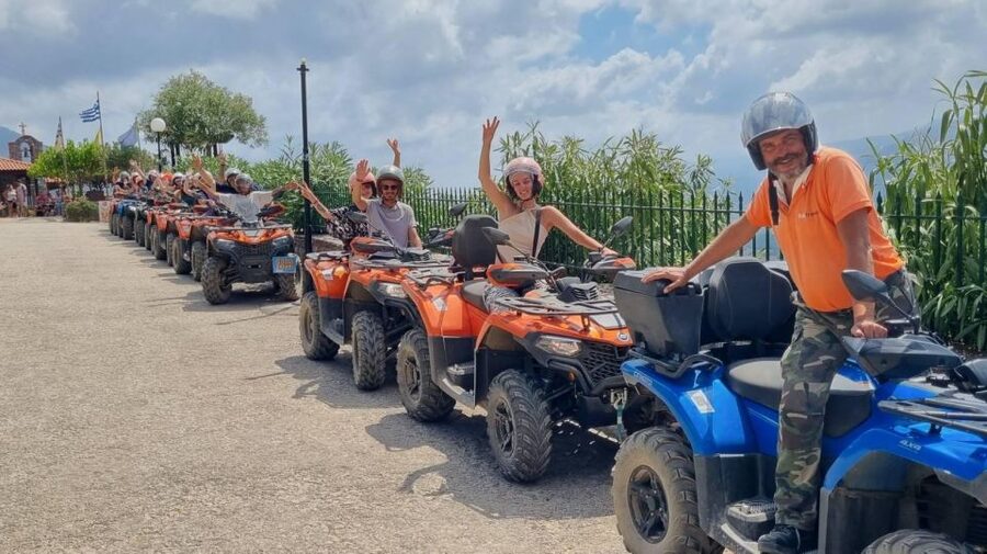Bali & Panormo Rethymno:Quad Safari & visit Cave 57km 4hours - Melidoni Cave after the climb