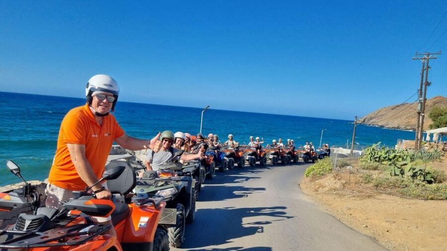 Bali & Panormo Rethymno:Quad Safari & visit Cave 57km 4hours - Riding alone or sharing a quad