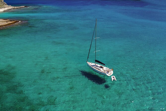 Balos Beach and Gramvousa island shared group Sailing Cruise - The return to Kissamos along the western cliffs