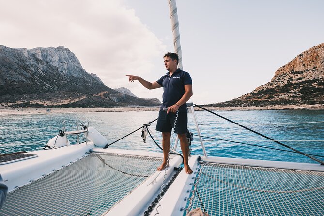 Balos & Gramvousa Luxury Catamaran Sailing Cruise from Kissamos - Food, drinks, and the level of service