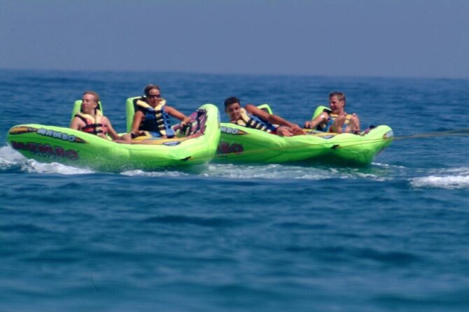 Banana Watersport Activity on the Beach at Rethymno - Safety and the role of the crew