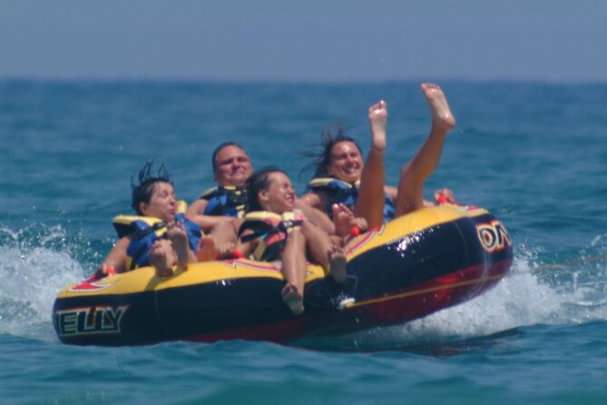 Banana Watersport Activity on the Beach at Rethymno - Choosing between Banana, Slides, and Crazy Sofa