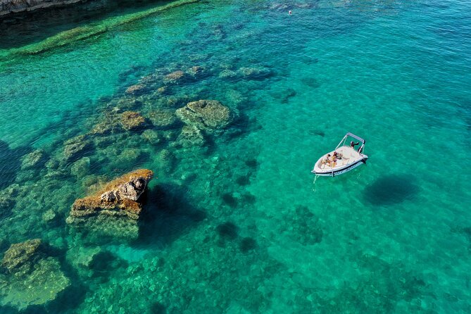 BOAT RENTAL per Hour from Hersonissos Crete - Cruising toward Stalis and Malia