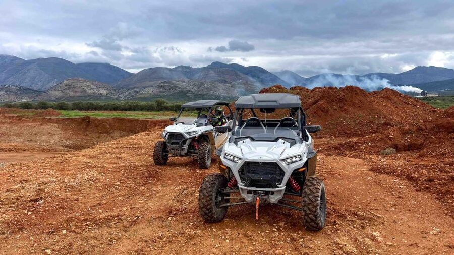Buggy Safari Tours In Crete Heraklion - Following the off-road route to the viewpoint