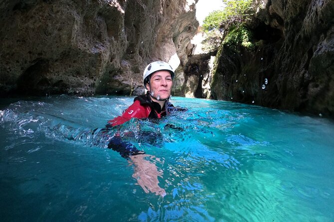 Canyoning in the water - Kourtaliotiko Gorge - What to wear and pack for wet, rocky ground