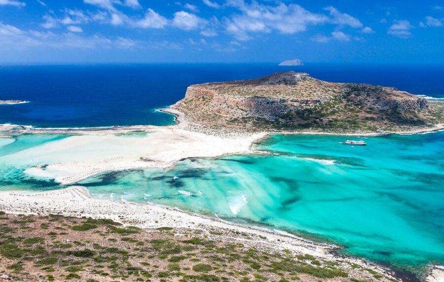 Chania Areas/Kalyves:Gramvousa Island & Balos,Boat Tkt Extra - The short cruise to Balos Lagoon