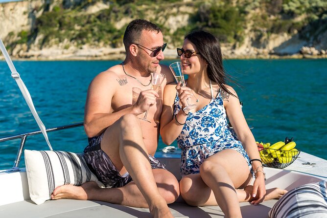 Chania: Boat Rental Almyrida - Marathi Beach for an easy swimming break