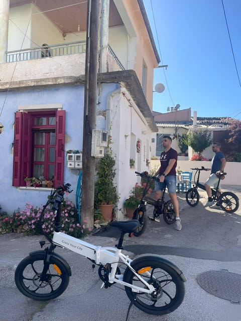 Chania Ebike Eco-Long Tour + Traditional Snack - Leaving Chania by electric bike