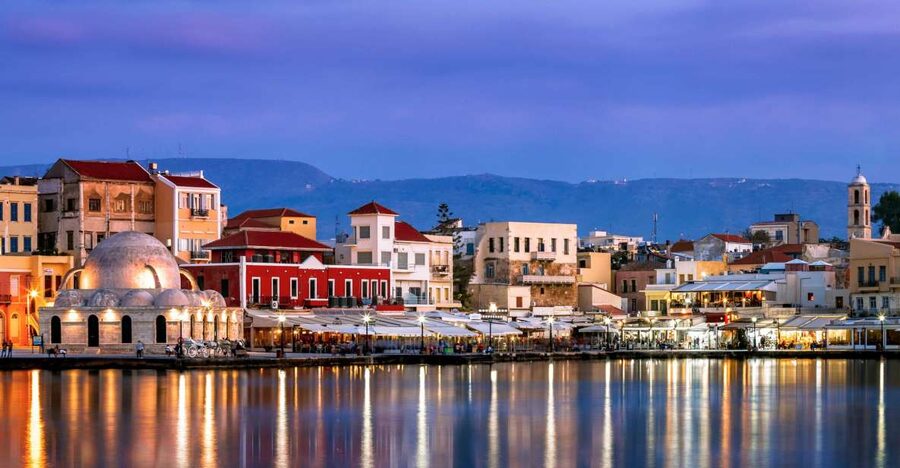 Chania Evening From Rethymno - Walking through the Venetian old town