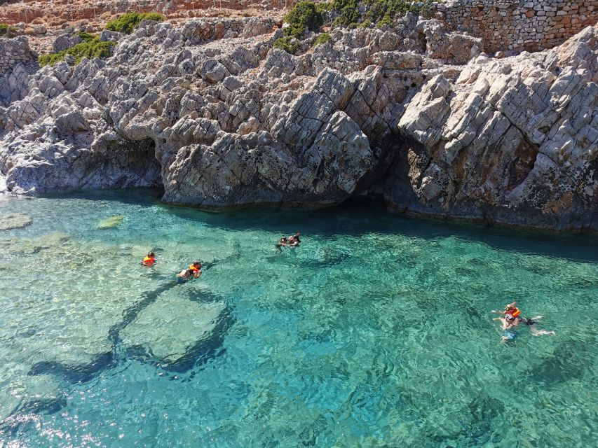 Chania: Menies Beach & Chironisia Bay Cruise with Snorkeling - Cancellation and weather details