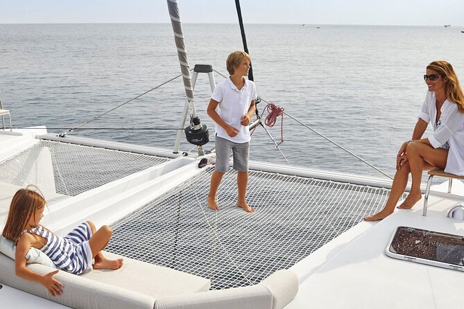 Chania: Morning Catamaran Cruise with Premium Lunch & Drinks - A quiet bay near Agioi Theodoroi