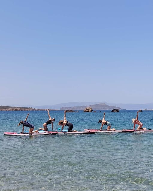 Chania: Morning or Sunset Stand-up Paddleboard Pilates - The Cretan Sea as Your Exercise Room