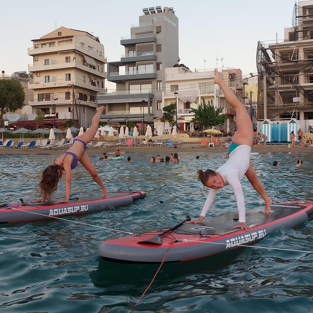 Chania: Morning or Sunset Stand-up Paddleboard Pilates - Weather Is Part of the Booking Decision