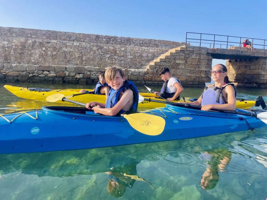 Chania: Morning Sea Kayak Tour Along the Coastline - Tampakaria and the old tanneries