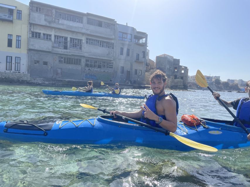 Chania: Morning Sea Kayak Tour Along the Coastline - The return past the Lighthouse and shipyards