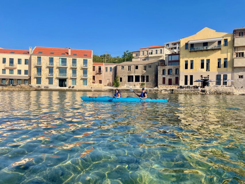 Chania: Morning Sea Kayak Tour Along the Coastline - Meeting at Honolulu Beach below Blue Restaurant