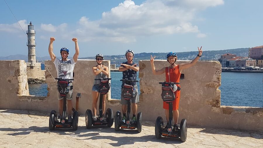 Chania: Old City & Venetian Harbor Discovery on Segways - The practice session before you enter the lanes