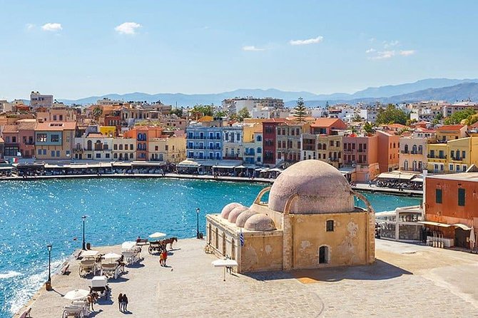 Chania old town, mountains, restaurant Private Tour (group of 6) - Key points at a glance