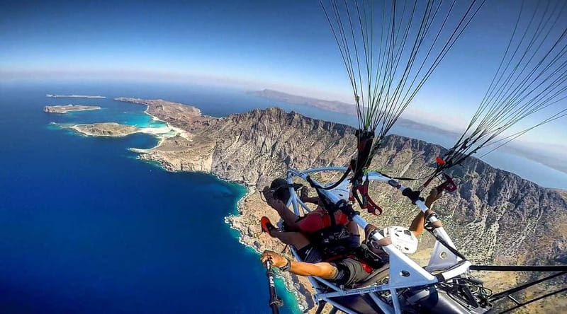 Chania: Paratriking Experience with a Professional Pilot - What paratriking near Chania is really like