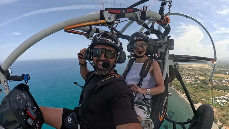 Chania: Paratriking Experience with a Professional Pilot - What happens if the weather changes