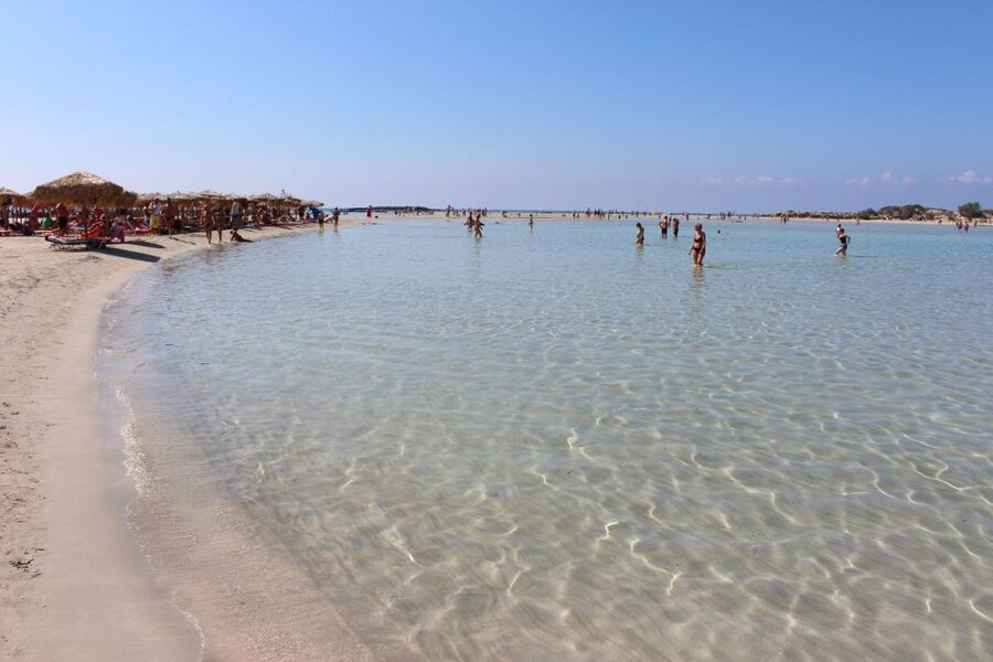 Chania & Rethymno: Elafonisi Beach with Transfer and Guide - What to bring for the beach and bus ride