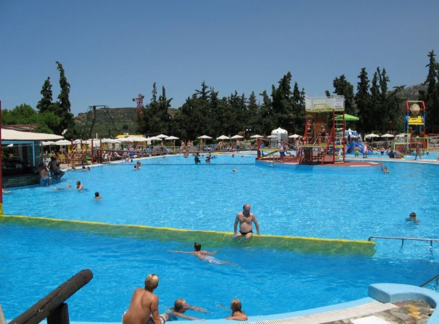 Chania & Rethymno:Limnoupolis Water Park with Lunch+Transfer - Lunch choices and what the $47 price covers