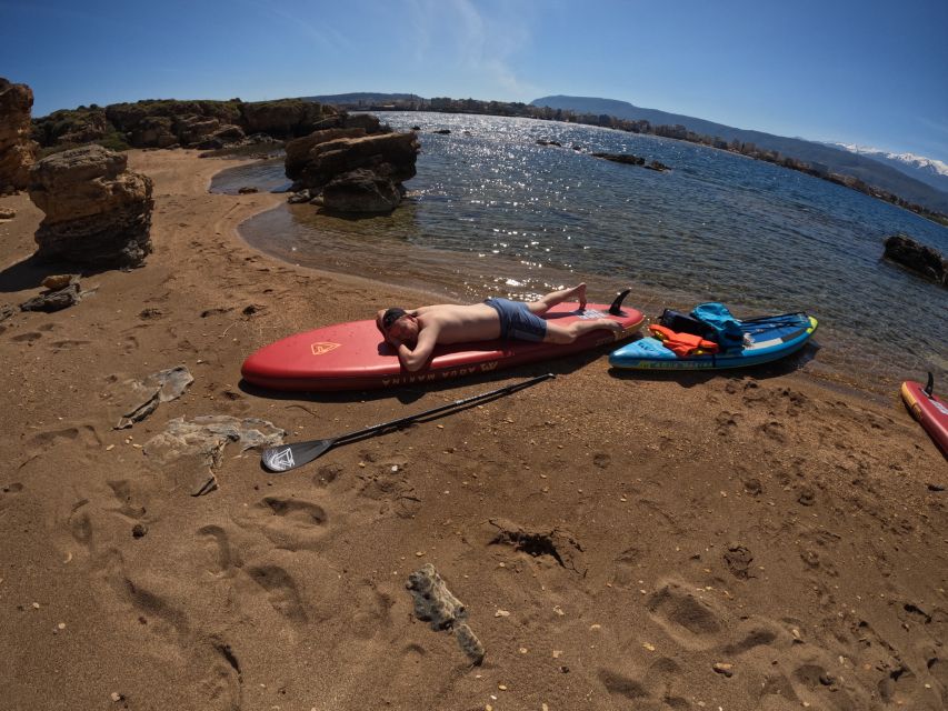 Chania: Stand-up Paddleboard Tour to Lazareta Island - Swimming, fish, and the chance of turtles