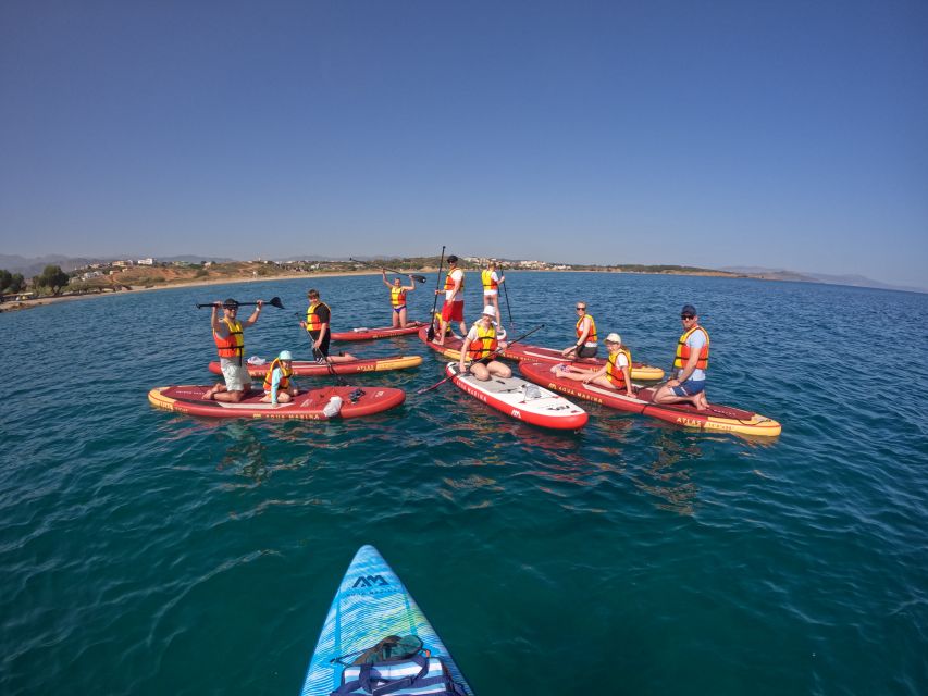 Chania: Stand-up Paddleboard Tour to Lazareta Island - Learning to stand without rushing
