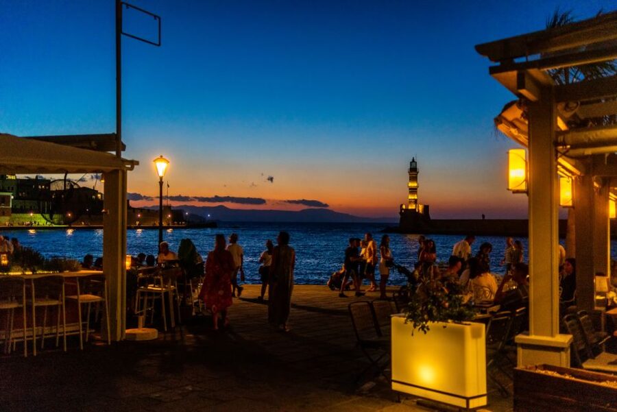 Chania: Wine, Food, and Sunset Tour with 3-Course Dinner - Organic ice cream made with sheep milk