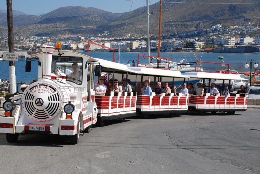 Chersonissos: Mini-Train City Highlights Tour - The port and the coastal ride