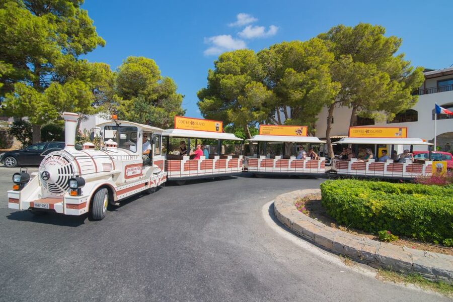 Chersonissos: Mini-Train City Highlights Tour - Audio commentary and Greek music on board