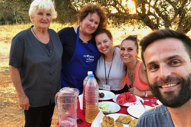Cretan Farm Tour with Cheese-Making, Olive Oil Tasting & Picnic - Walking through a working Cretan farm