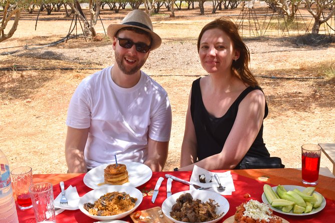 Cretan Farm Tour with Cheese-Making, Olive Oil Tasting & Picnic - Greenhouses, garden produce, and the Cretan table