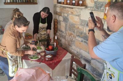Cretan Flavors – Cooking Lessons and Wine Olive Oil Tasting
