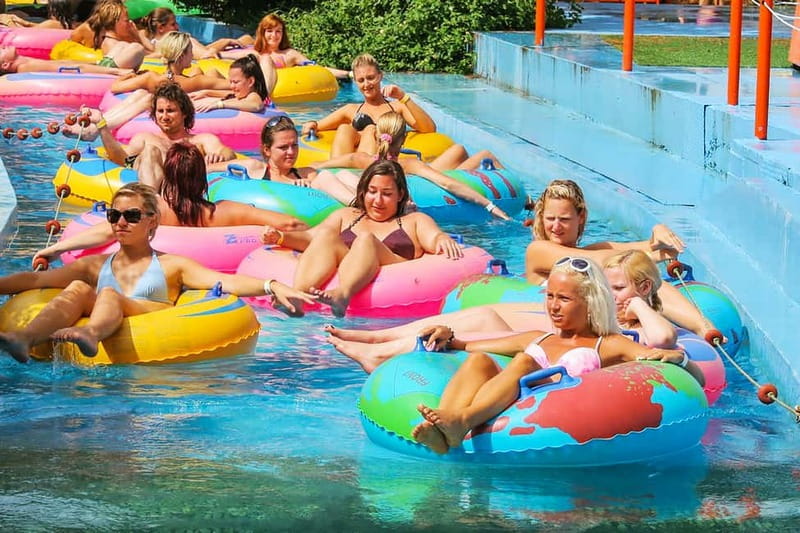 Crete: Acqua Plus Water Park Entrance Ticket with Transfer - Pools, hydromassage, and the garden section