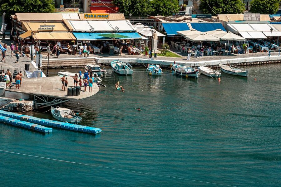 Crete: Agios Nikolaos, Plaka and Spinalonga Island Tour - Crossing to Spinalonga Island