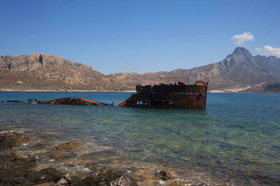 Crete: Balos and Gramvousa Cruise - Gramvousa: fortress views, rocky shore, and pirate-island character