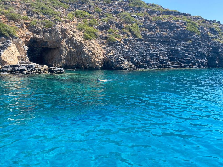 Crete: Fishing & Swimming Boat Cruise with Lunch & Drinks - What the six-hour price includes
