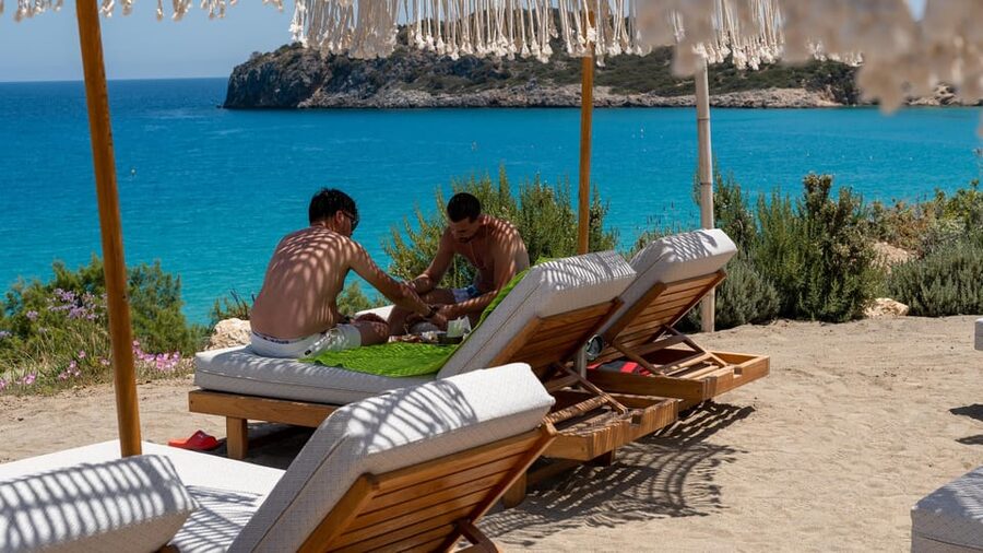 Crete: Full-Day Tour to Voulisma Beach - Food, Drinks, and Beach Facilities