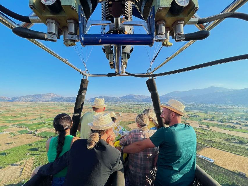 Crete: Hot-Air Balloon Flight with Breakfast and Wine - Landing, breakfast, and a glass of sparkling wine