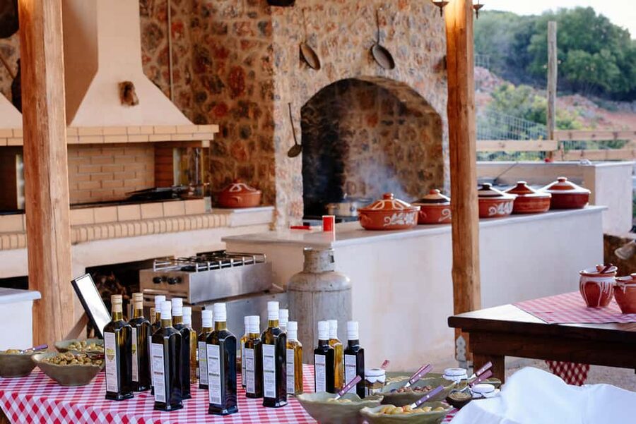 Crete: Knossos, Lasithi, Lasinthos and Olive Farm Combo Tour - Vidiani Monastery: a quiet first stop