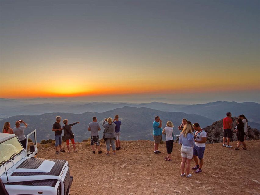 Crete: Land Rover Safari with Sunset Viewing, Dinner, & Wine - Village stops, herbs, and local products