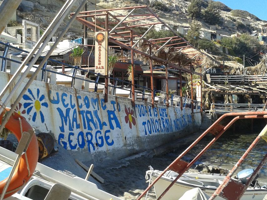 Crete: Matala Beach and Hippie caves, Red beach - Walking to Red Beach