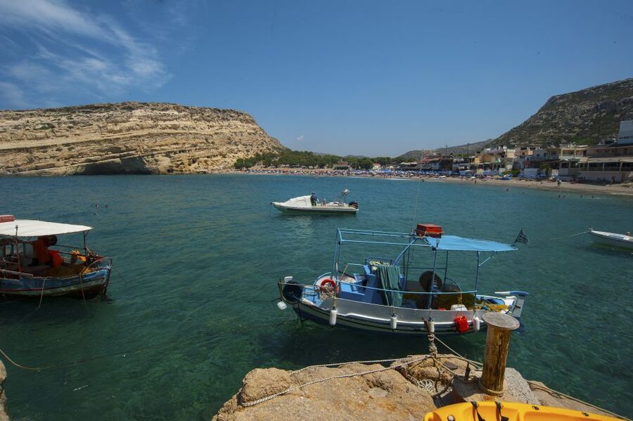 Crete: Matala Beach and Hippie caves, Red beach - Who should book this Matala day trip