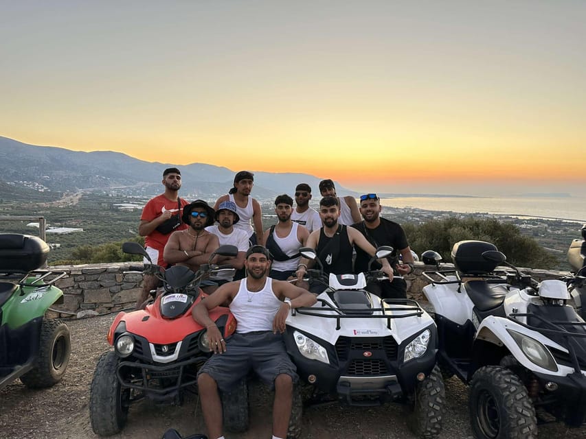 Crete: Off-Road Quad Safari Evening Tour with Hotel Transfer - Omalia Olive Press and the taste of Crete